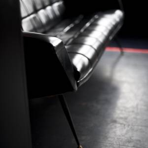 L'espace détente du salon de coiffure rénové