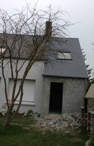 EXTENSION DE MAISON A AGON COUTAINVILLE