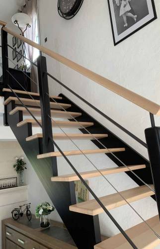 Réalisation d'un escalier à Vertou (44)