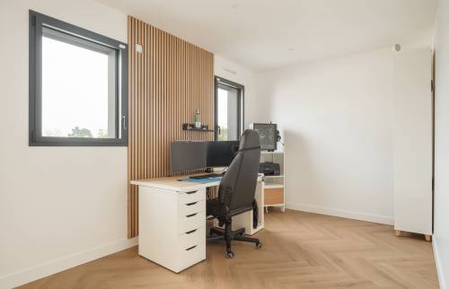 Extension d'une maison- Carquefou- Le bureau/ chambre d'amis