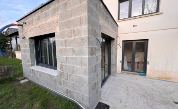 Création d'une extension à Saint-Sébastien-sur-Loire - travaux en cours