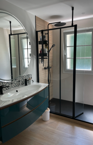 Rénovation d'une salle de bain à Bouguenais