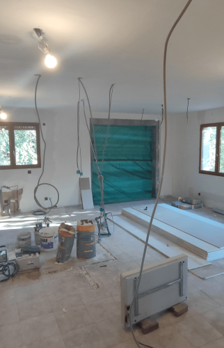 Rénovation d’une maison en cours à Bourgoin Jallieu