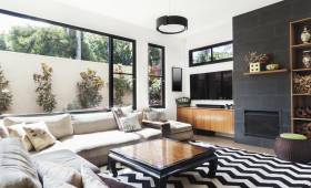 Création d'une extension de maison aménagée en salon graphique - La Plaine sur mer 44770