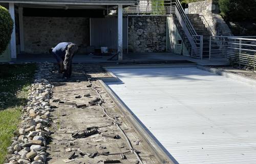 chantier en cours : il faut un peu d'imagination pour se projeter sur le résultat final