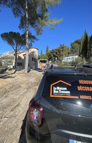 chantier rénovation de maison sur Roquevaire (13260)