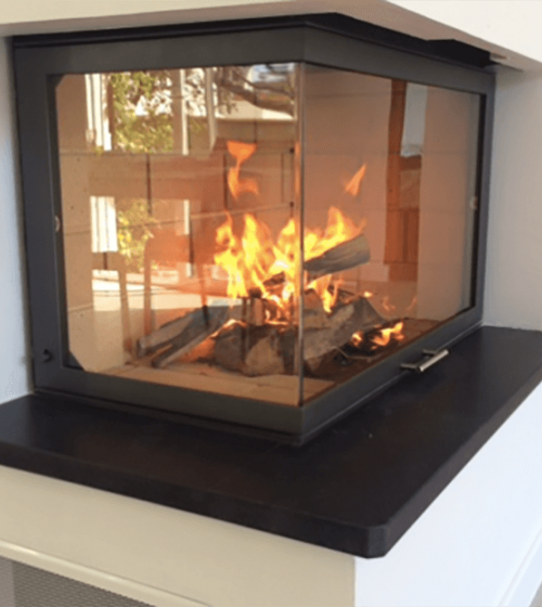 Création d’une cheminée moderne