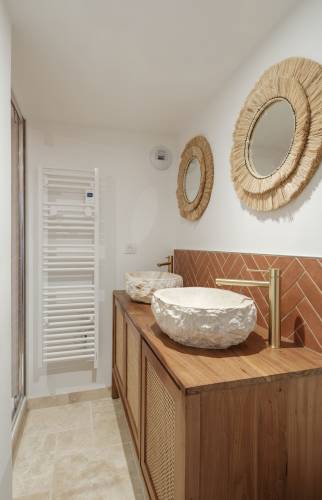 Surélévation d’une maison à Vertou (44120)- salle d'eau