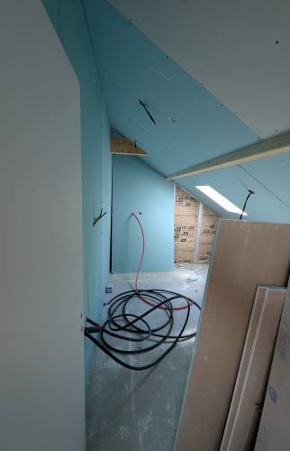 Création d'une salle de bain sous combles