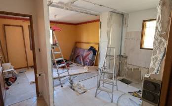 rénovation en cours d'une maison