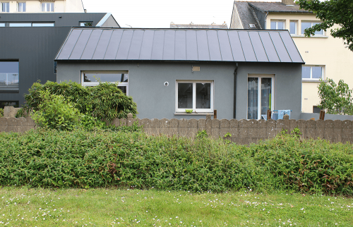 Application d’un enduit de façade