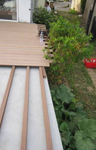 Projet de terrasse en cours  à Aydat