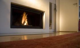 Création d’une cheminée avec insert bois à Hélette (64)