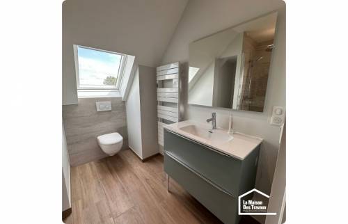 Salle de bain combles 