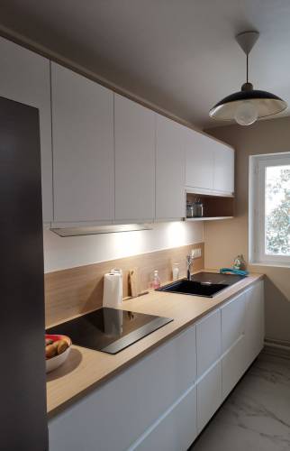 renovation complete appartement courbevoie 92400 cuisine