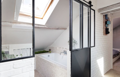 Création d'une salle de bains dans les combles à Bordeaux