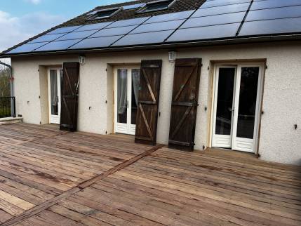 Terrasse après