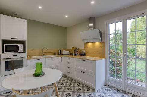 une magnifique cuisine au style scandinave