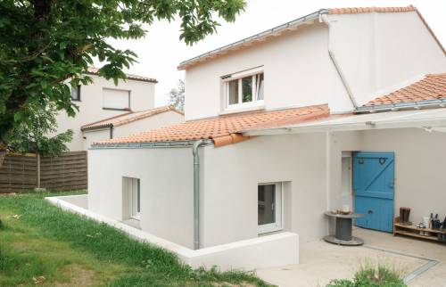 Création d'une extension en parpaing à Vertou