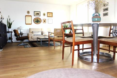 Rénovation d'appartement avec pose de carrelage imitation parquet - Thonon-les-Bains 74200