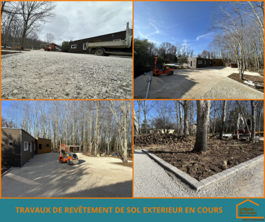 Travaux d'aménagement extérieur en cours - Montauban 82000