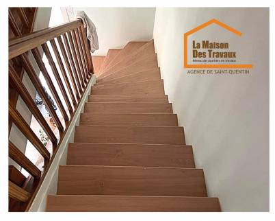 Réfection d'un ancien escalier