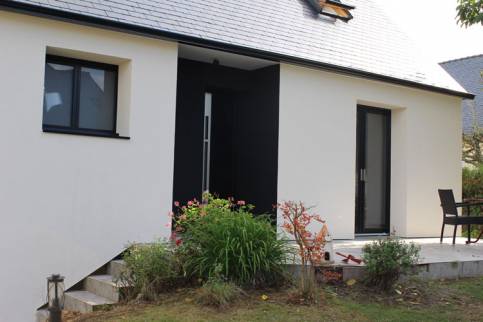 Rénovation énergétique de maison avec travaux d'isolation thermique extérieure - Pornic 44210