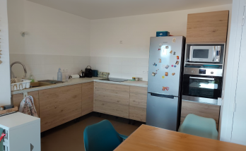 Cuisine d'angle en bois