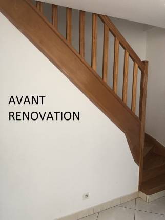 Escalier avant travaux (Brunoy 91800)