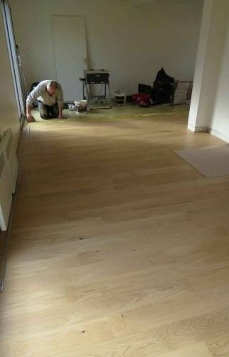 Parquet en chaîne brossé - Cléguer (56620)