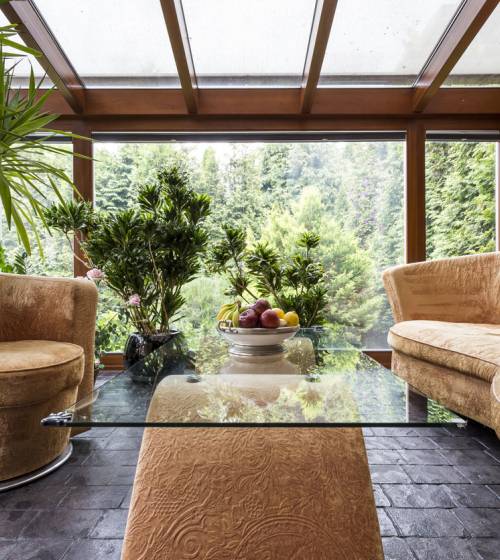 Extension bois pour espace salon paroi latérales et toiture vitrées - La Chapelle-sur-Erdre – 44240 - 