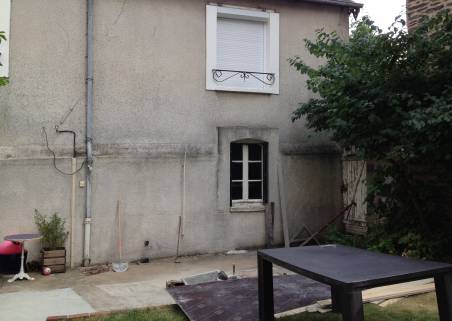 Maison avant travaux d'ouverture de mur porteur et de menuiserie - Abondance 74360