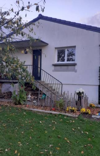 Vue sur le pignon d'entrée avant