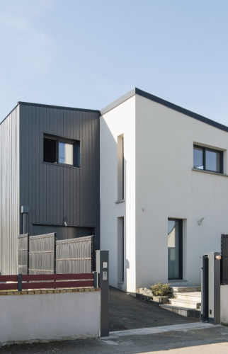 Surélévation d'une maison ossature bois à Nantes
