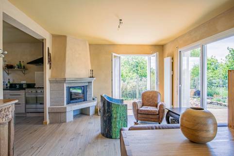 Rénovation d'un salon-salle à manger près de Morlaix (29)