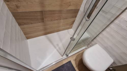 L'espace douche