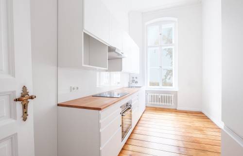 Parquet au sol cuisine