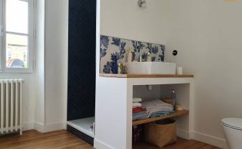 Rénovation - Création de salle d'eau - bain à Saint-Malo - Après