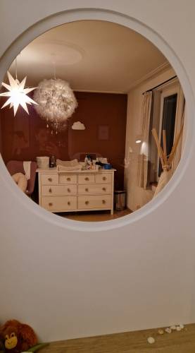 Verrière ronde, rangements sur mesure à Saint Louis