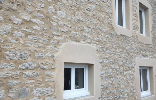 Rénovation façade en pierres