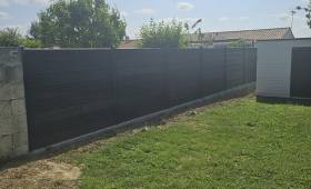 Nouvelle cloture en alu