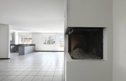 Belle cheminée avec insert 