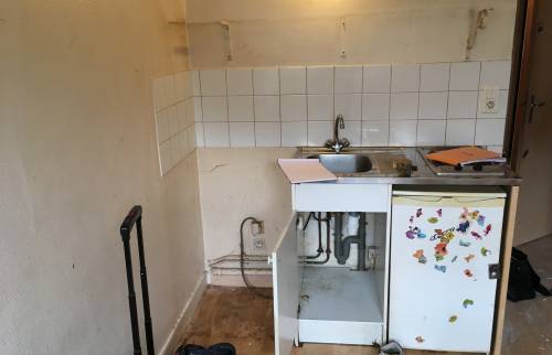 Avant et après travaux cuisine Poissy