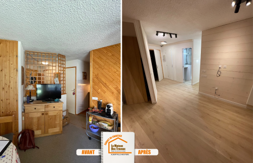 Appartement à neuf Méribel, Travaux de modernisation montagne, Rénovation complète intérieur, Confort et design en montagne