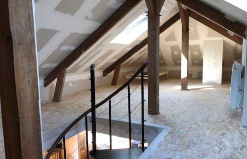 Aménager les combles d'une maison à Trouville