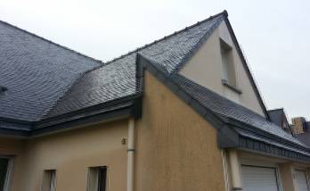 Surélévation maison pour chambres et salle de bain avec couverture ardoise - Crécy-la-Chapelle - 77580 -