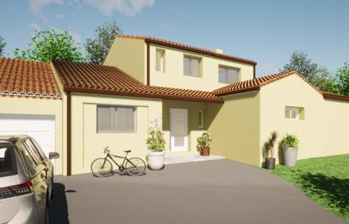 Esquisses - Extension de maison avec accès PMR à Haute-Goulaine