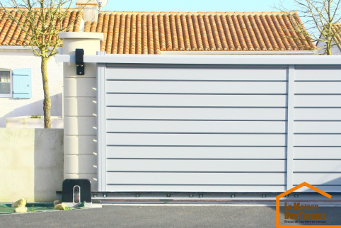 pose d'un portail électrique