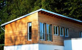 Extension de maison contemporaine Bois Le Roi en Seine et Marne 