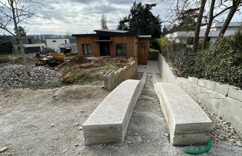 Création d'une dalle de garage à Verrières Le Buisson (91)